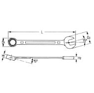 Billede af Heytec ringgaffelnøgle 14mm